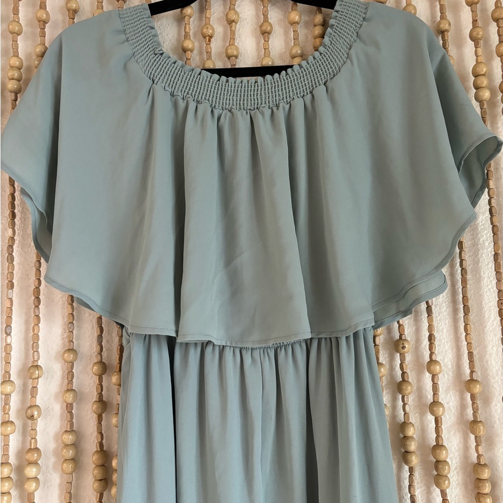 Show Me Your MuMu Sage Green Maxi Dress - Picture 3 of 6
